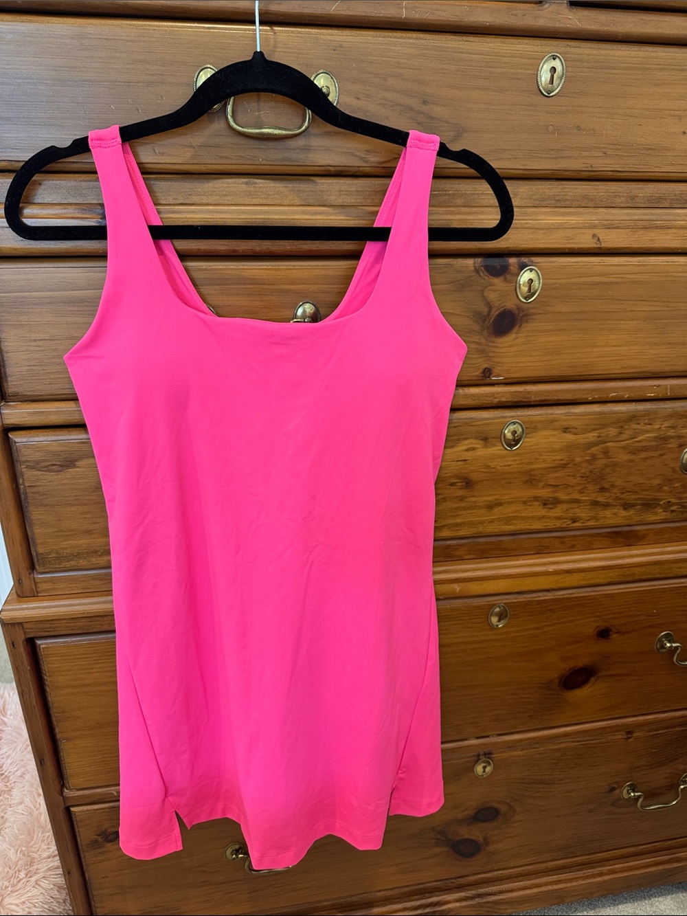NWOT Old Navy Hot Pink Scoop Neck ATHLETIC DRESS